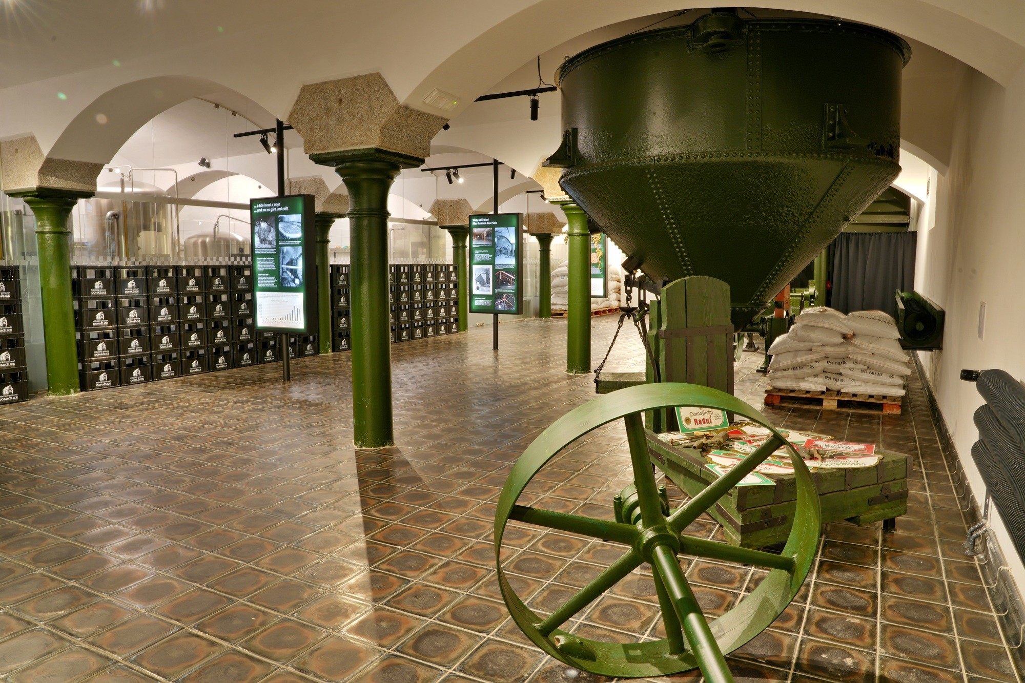 Historische Malzerei der Domažlicer Brauerei